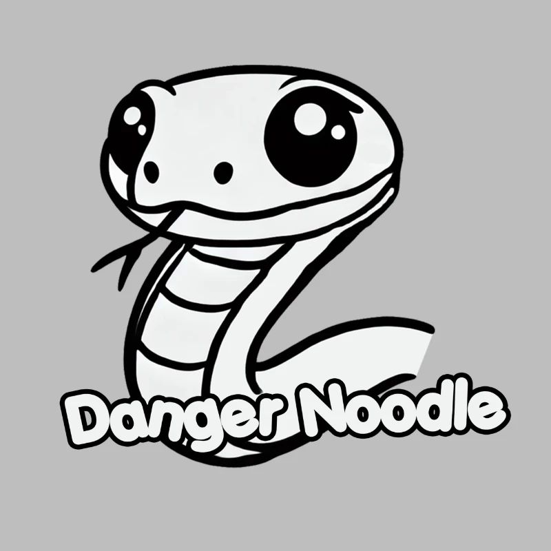 Serpent mignon - Conception de nouilles de danger