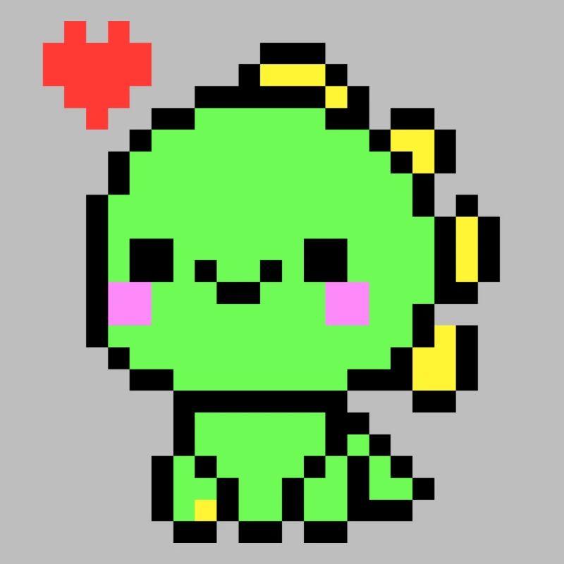 Mignon Dino vert