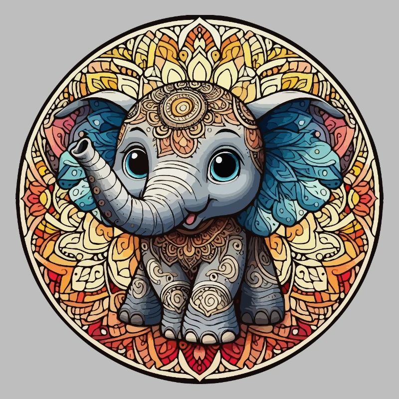 Indisches Mantra Elefant junior