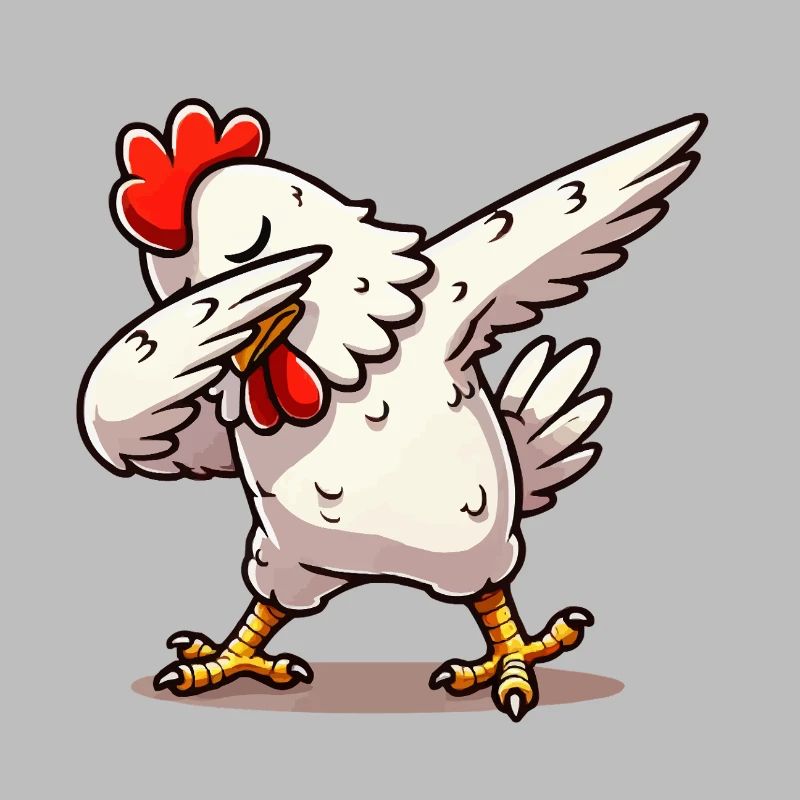 dabbing chicken