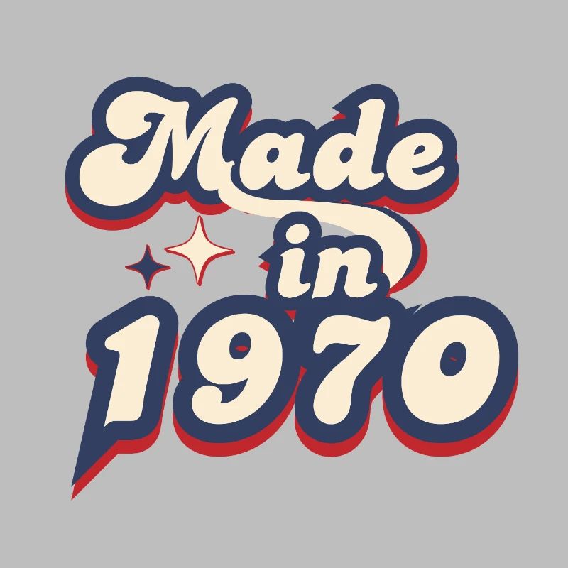 Made in 1970 retro