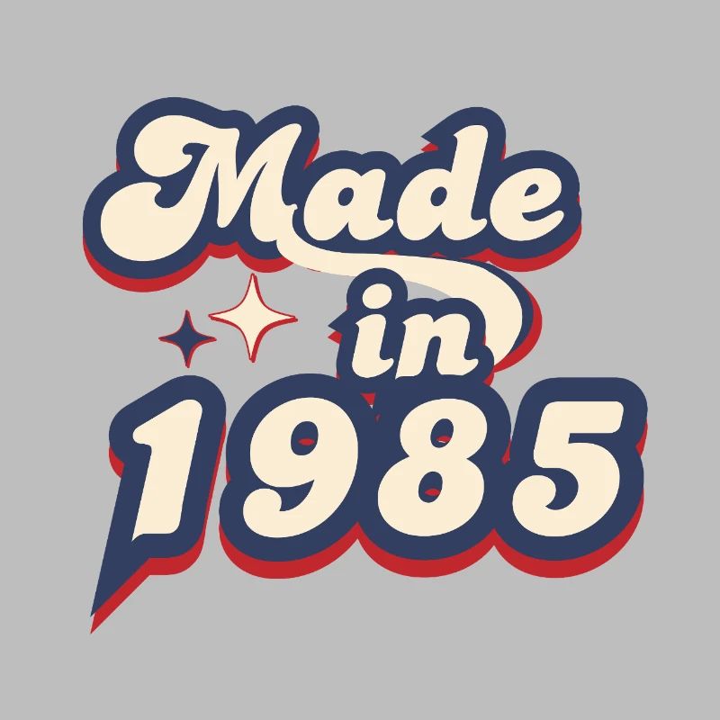 Made in 1985 retro
