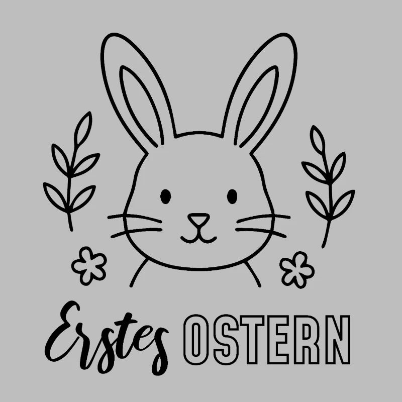 First Easter with Bunny Head