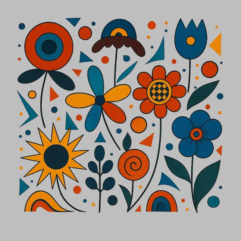 Fleurs abstraites