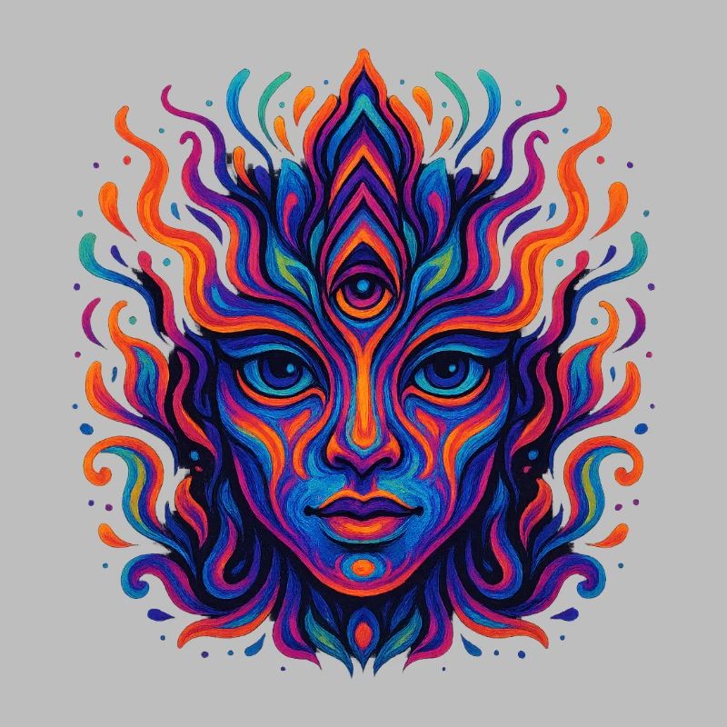 Psychedelic color explosion