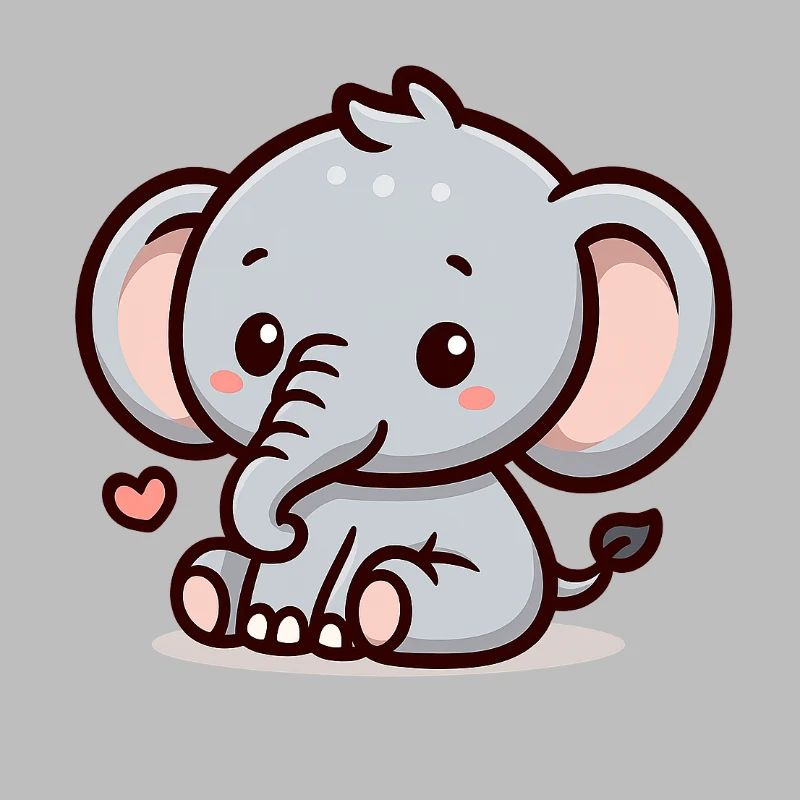 Kleiner Elefant – süß & verspielt