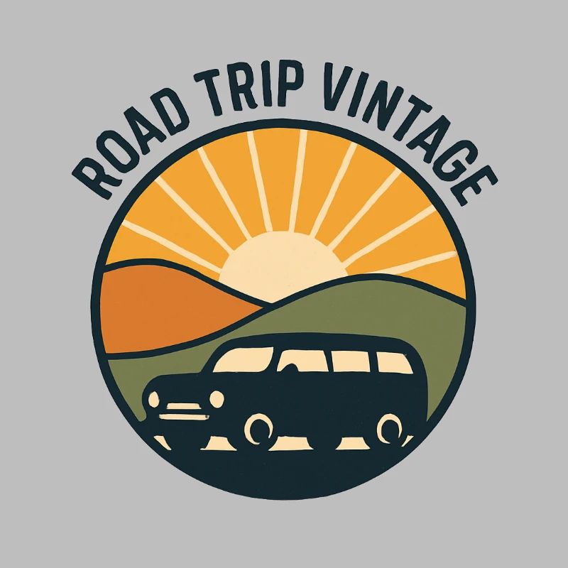 Stilisierter Horizont & Van