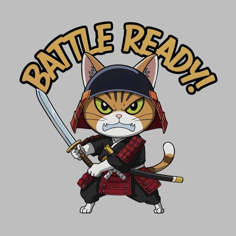 Chat samouraï