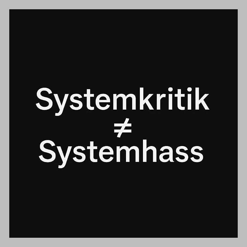 Kritik am System