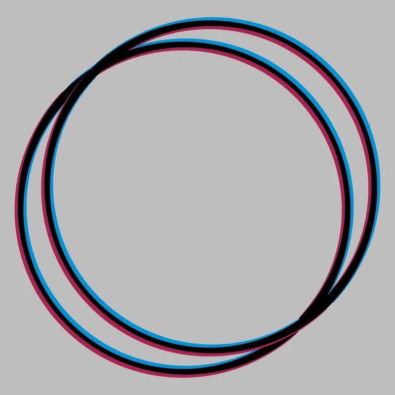 2 circles 3D