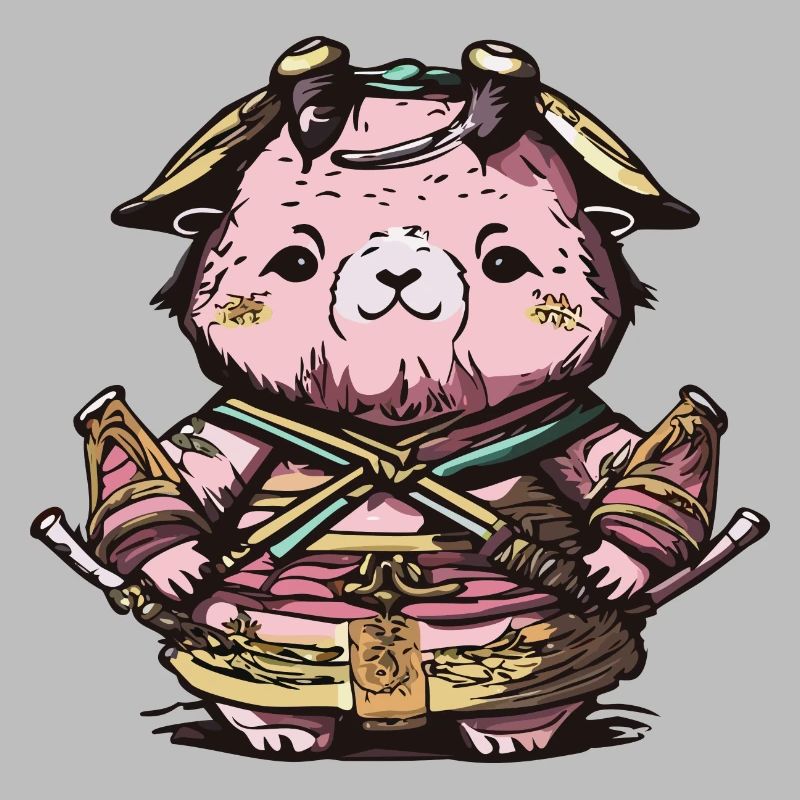 Tierischer Samurai