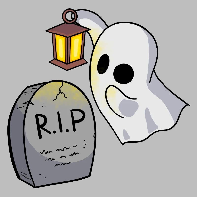 Het graf van het spook