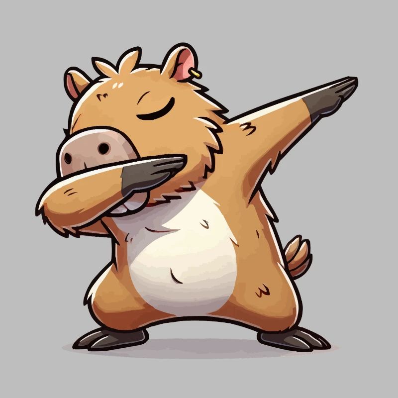 capybara dabbing