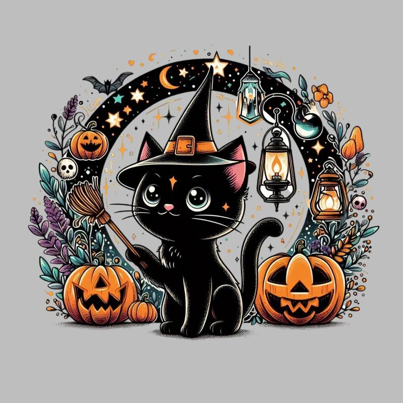 Spooky kitty Halloween 3