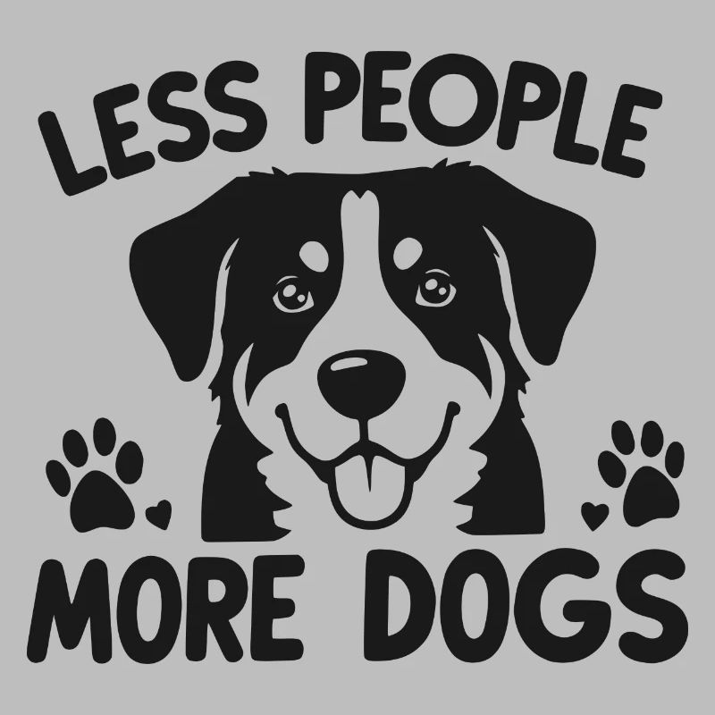 Moins de gens, plus de chiens