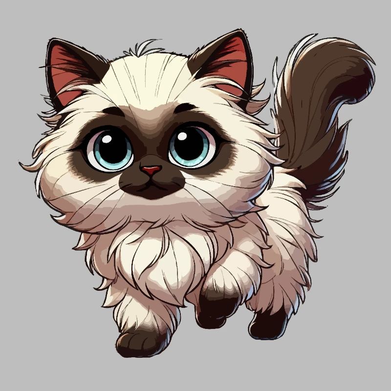 Ragdoll chat bébé