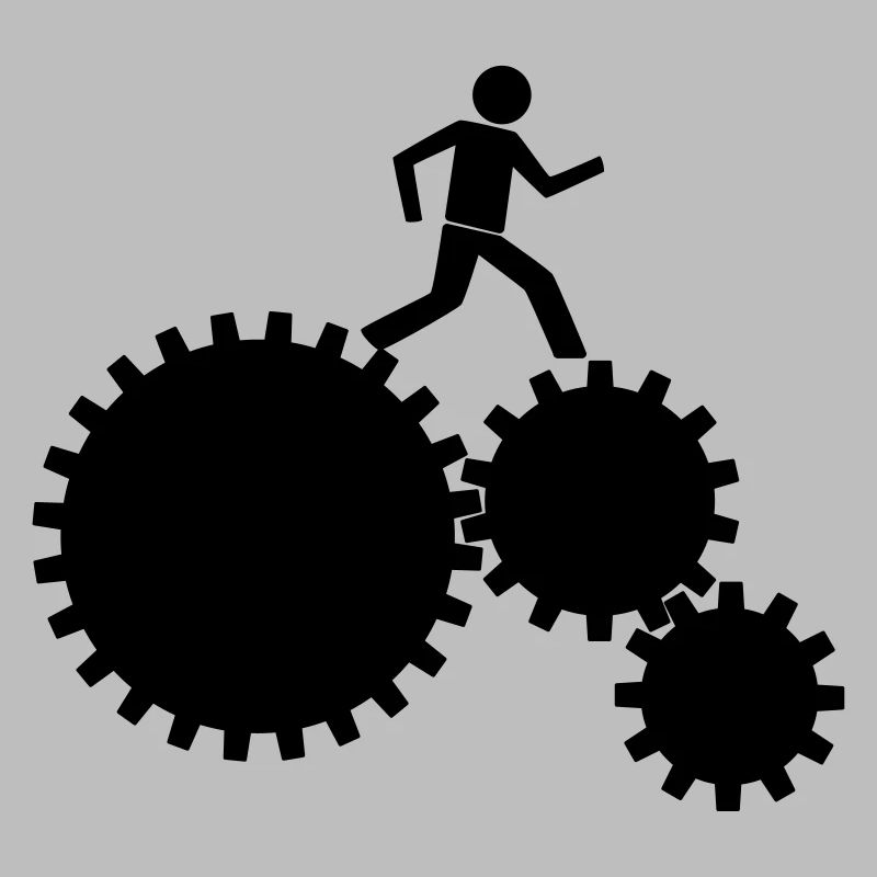 Workers in the clockwork!