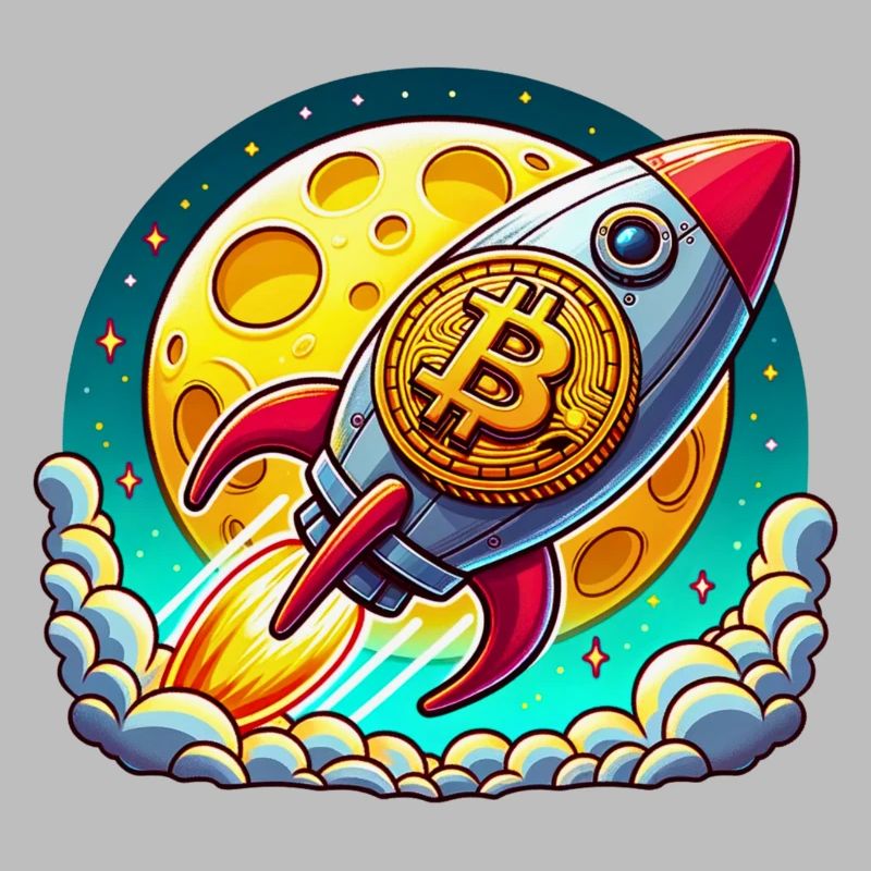To the Moon! 🚀 Bitcoin Rocket