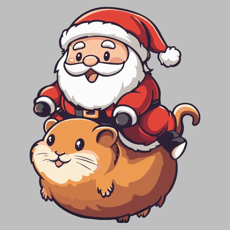 Hamster Weihnachtsmann