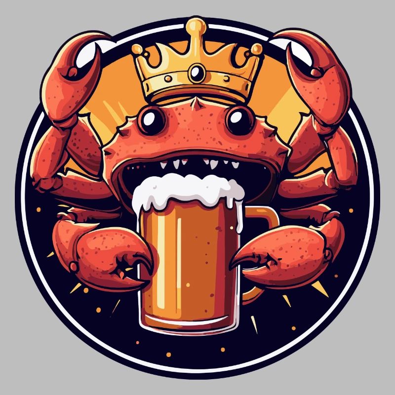 Krebs Krabbe Bier Comic