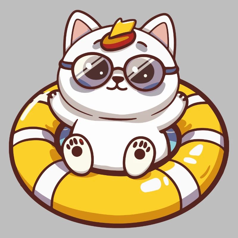 Cat Summer Comic