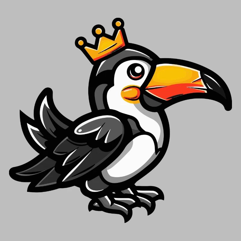 Toucan Bird Comic Crown