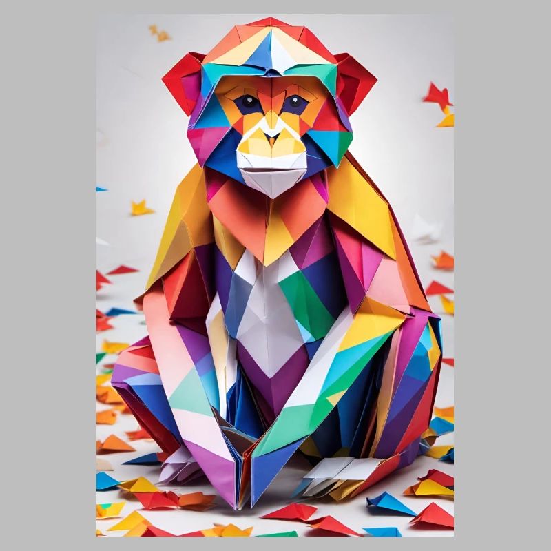 Regenbogen-Affe
