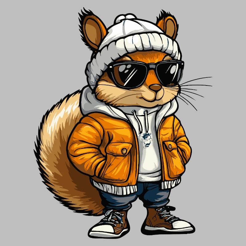 Eichhörnchen Cool Comic