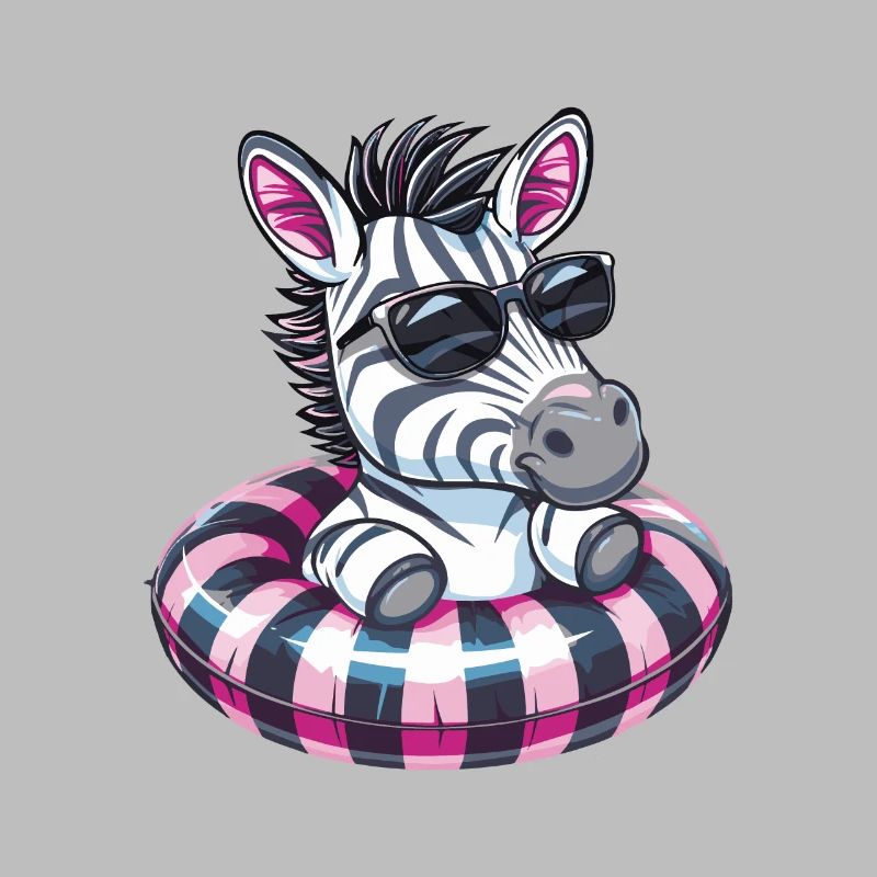 Zebra Sommer Comic