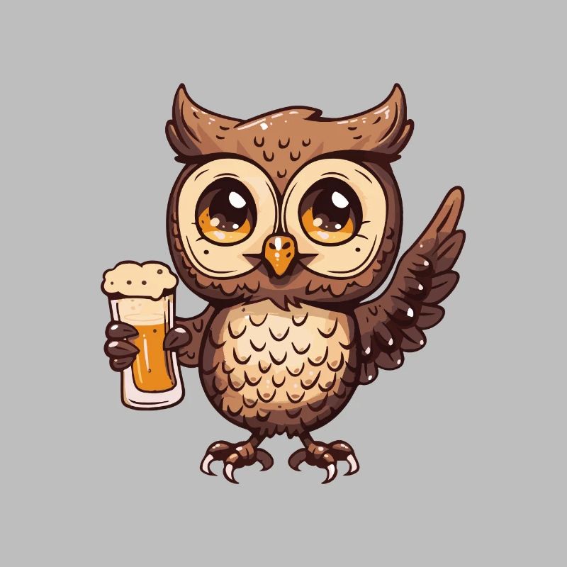 Eule Bier Comic Party