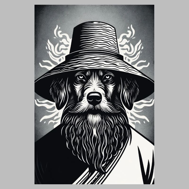 Der wachsame Hund