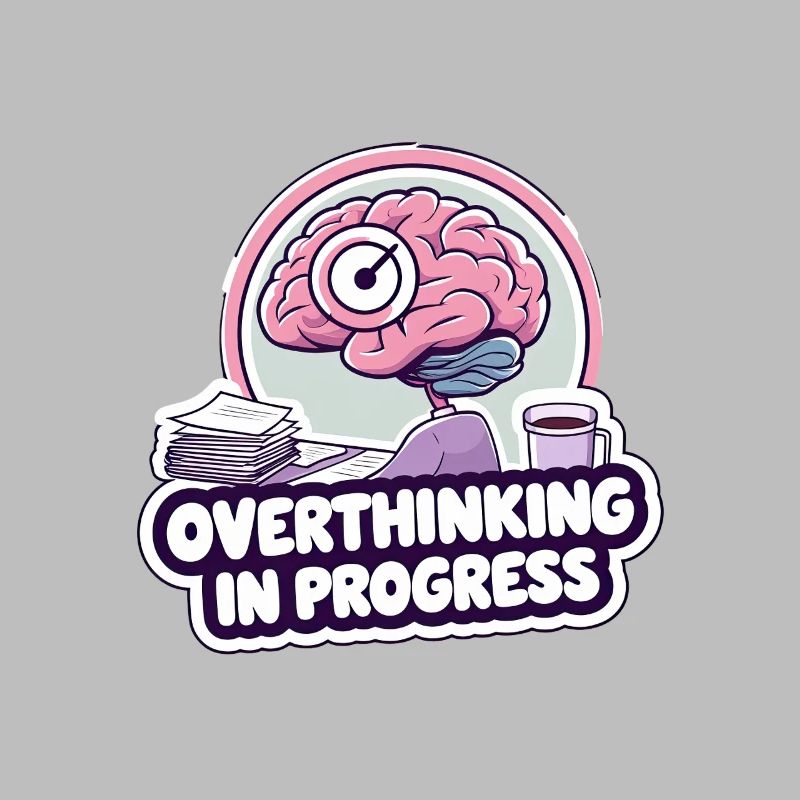 Overthinking in Progress – Funny Brain