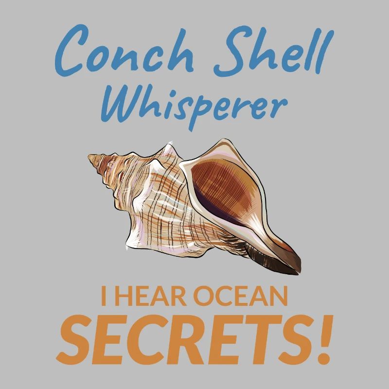 Conch Seashells Collector Beachcomber Sea Shell