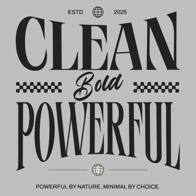 Clean. Bold. Powerful. – Statement Design