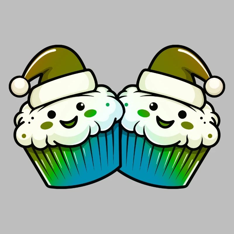 Cuisson du gâteau Muffin Noël