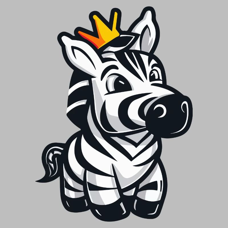 Zebra Comic Krone