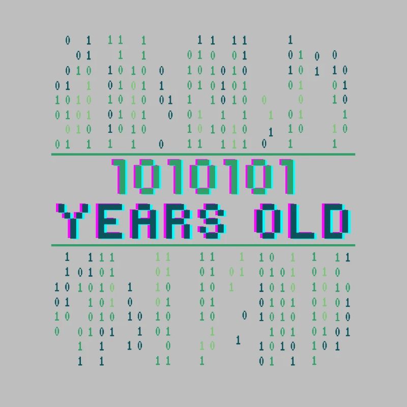85. Geburtstag 85 Jahre alt Binärcode Coder