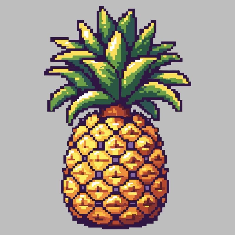 Icône pixel ananas