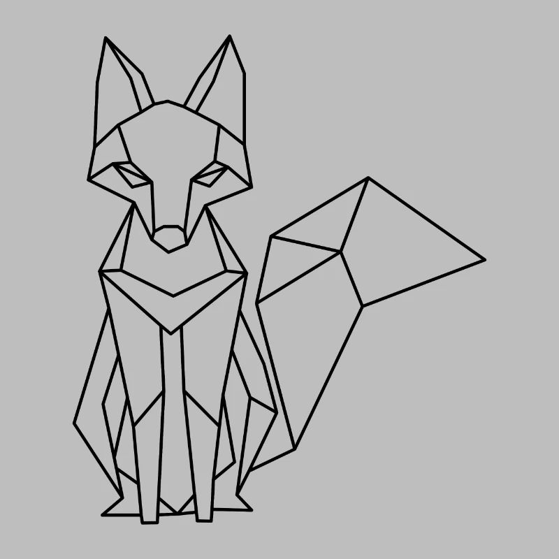 Polygon Fox – Geometric Artwork