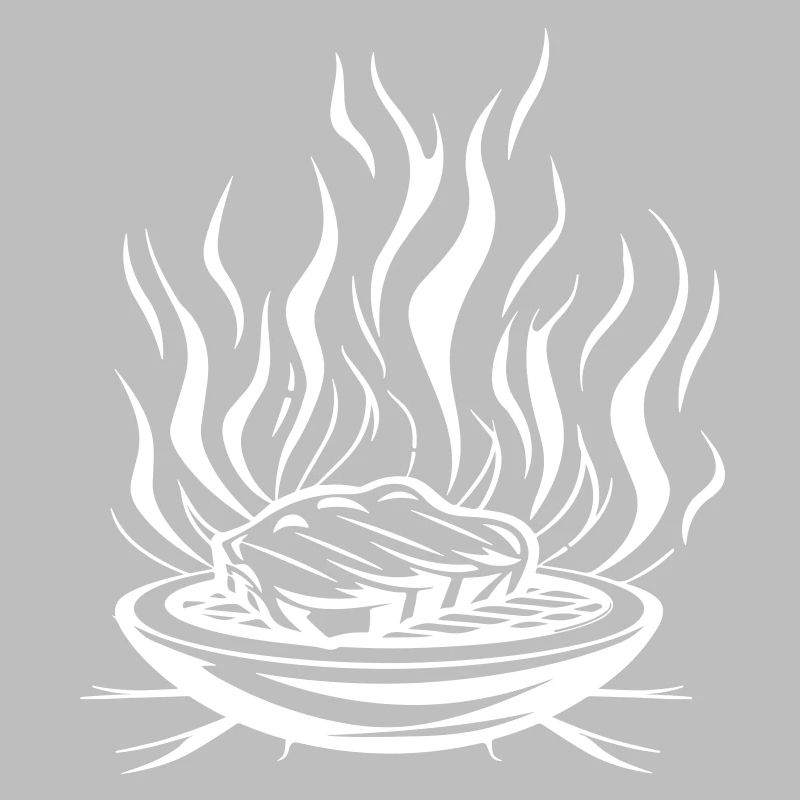 Grill Flame Meat Bbq