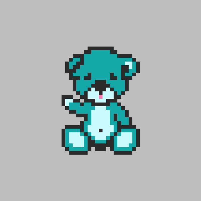 Pixel Bear Alien