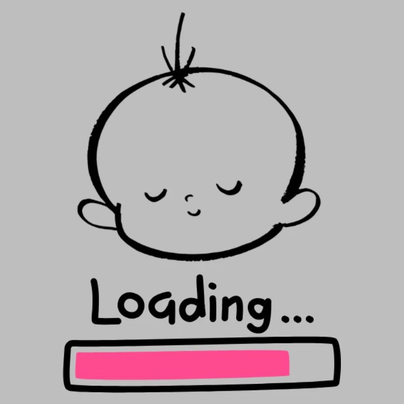 Baby Loading minimal Design