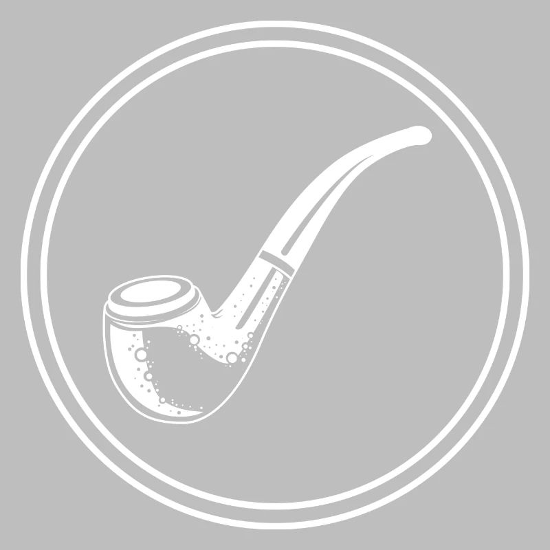 Smoking a pipe