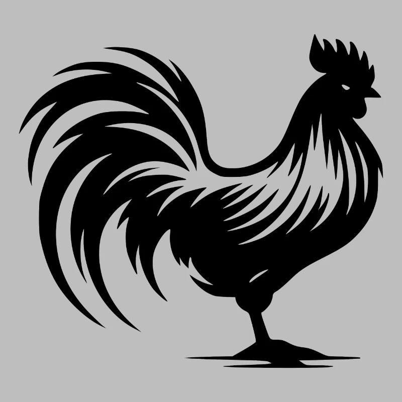 Chicken Farm Rooster Breed Rooster Tattoo Style