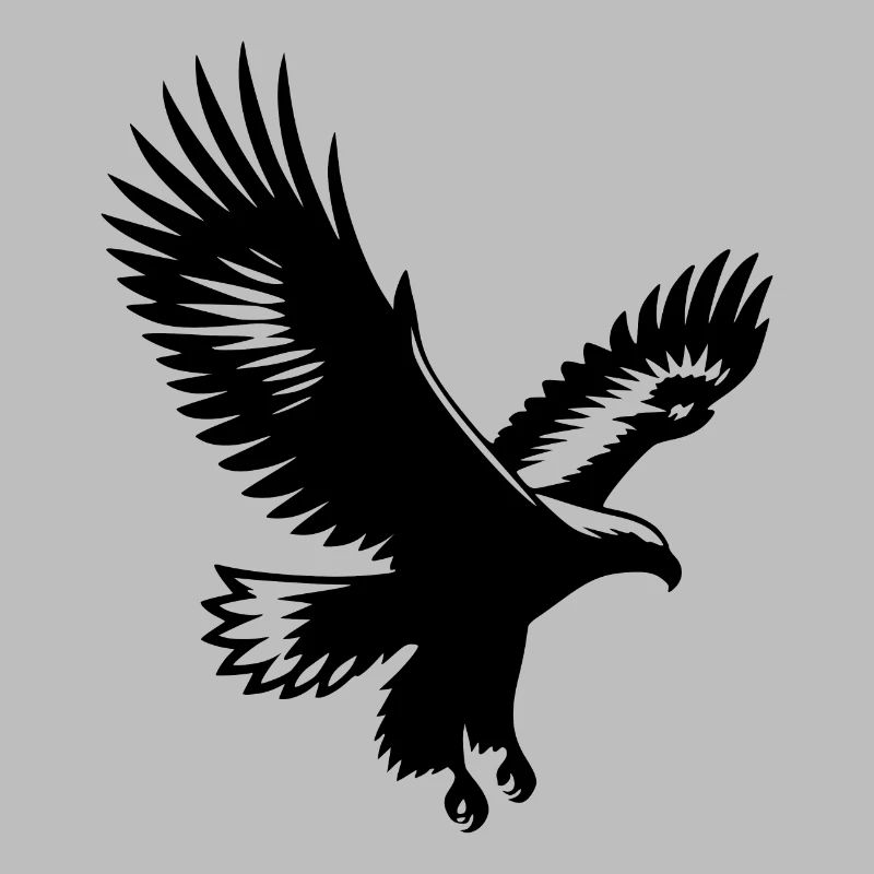 Steinadler segelt auf breiten Schwingen
