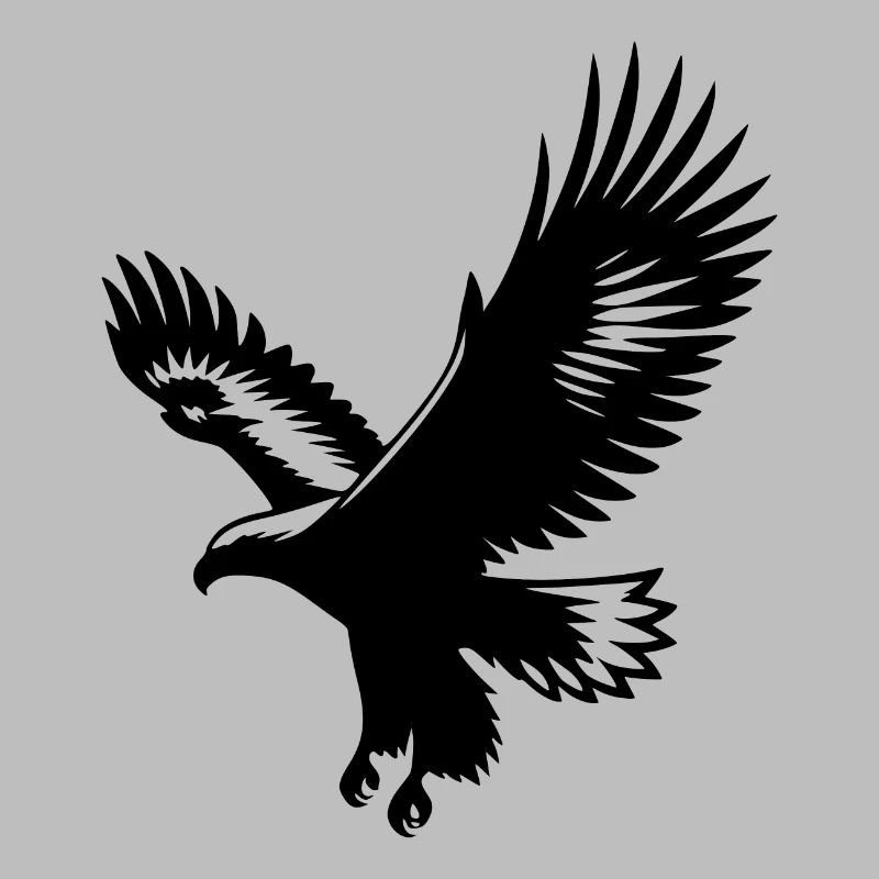Wunderschöner fliegende Adler Tattoo Style