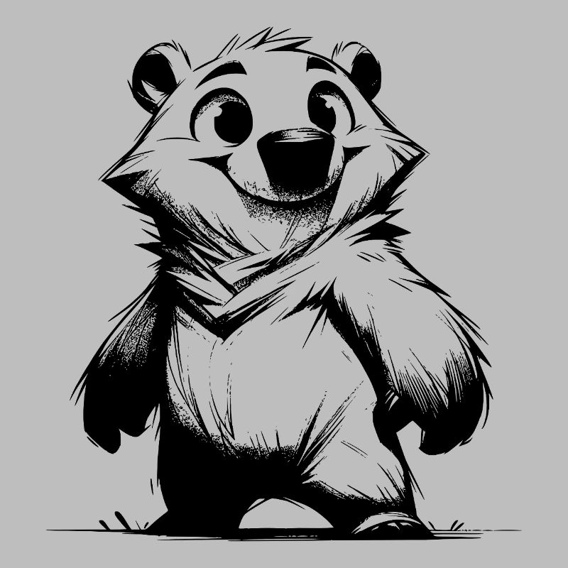 Little bear with big charisma to cuddle