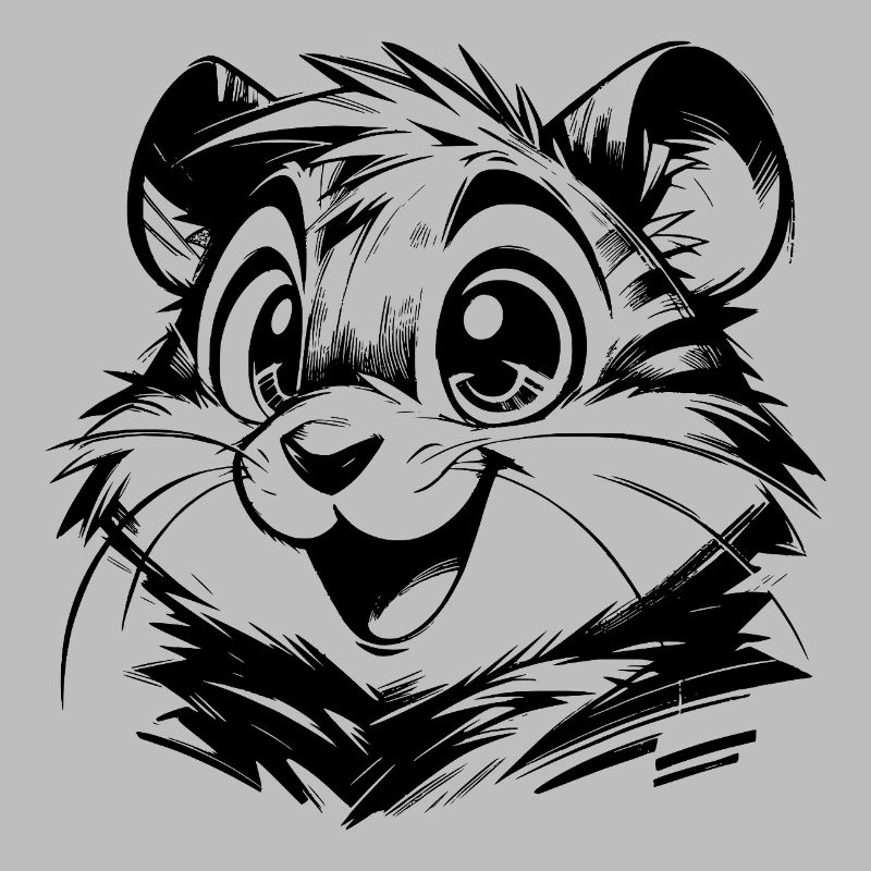 hamster rieur charmant hamster illustration