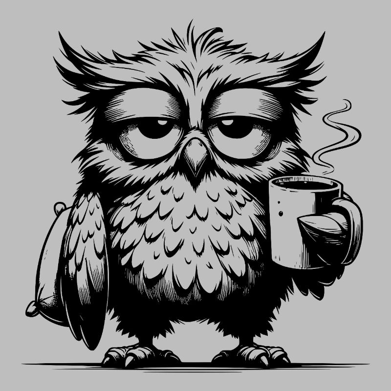 Sleepy Wisdom - Édition hibou avec oreiller