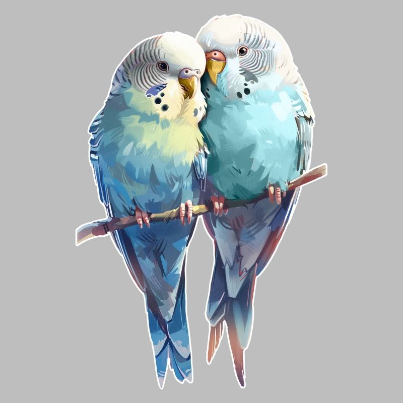Budgie pair